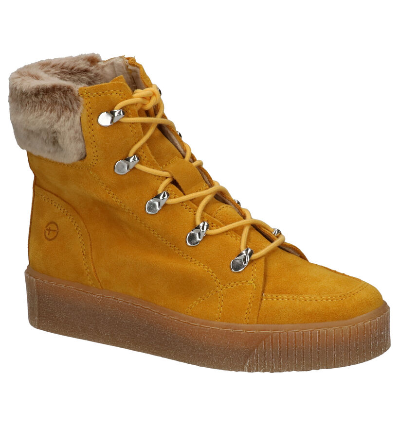 Tamaris Bottines en Jaune en daim (261555)