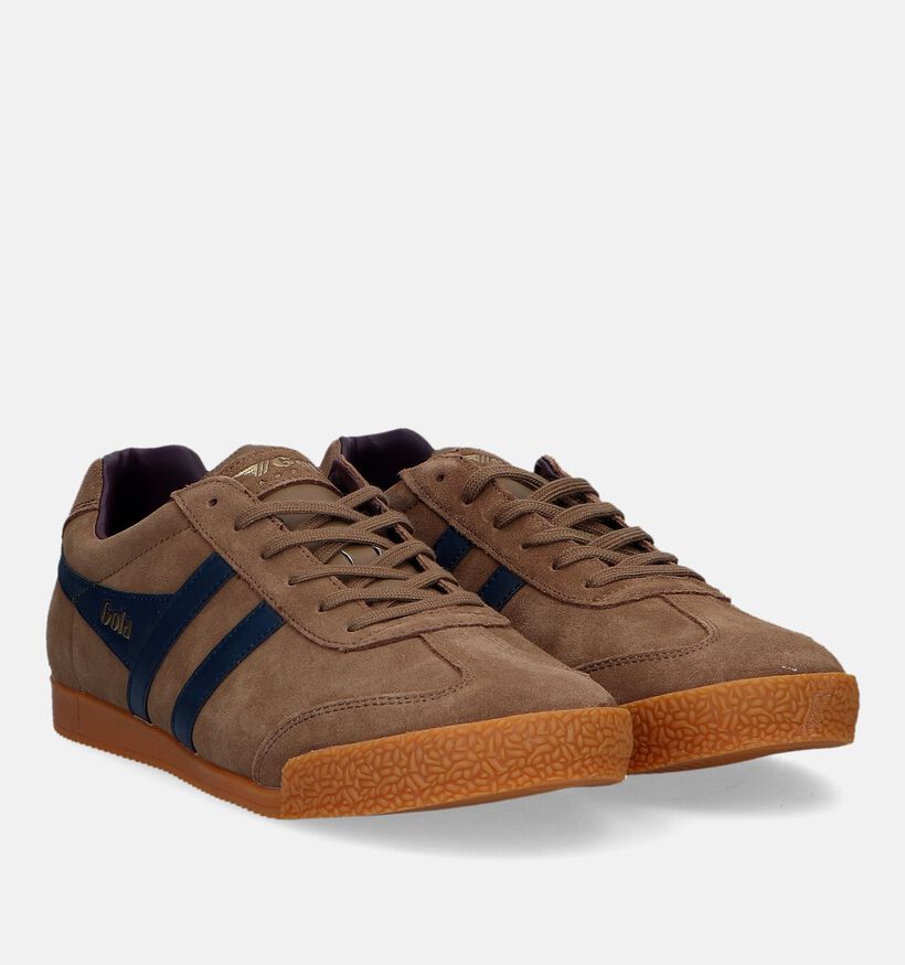 Gola Harrier Cognac Sneakers voor heren (340667) - geschikt voor steunzolen