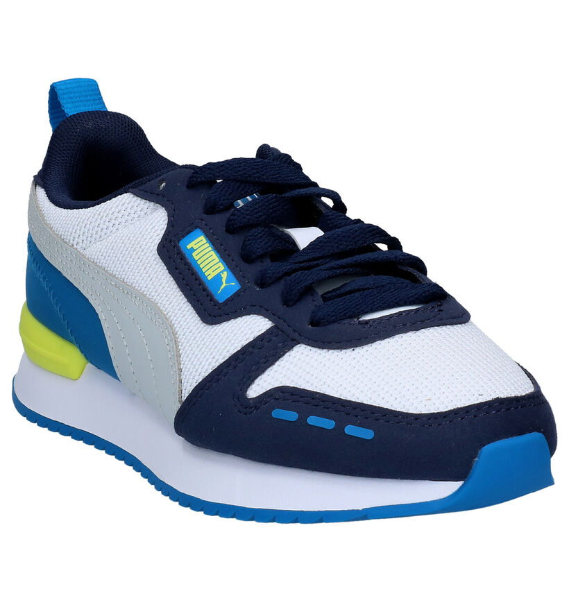 Puma R78 Baskets en Blanc/Noir en simili cuir (301343)