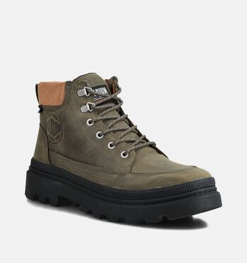 Palladium Boots Noir/Marron/Vert