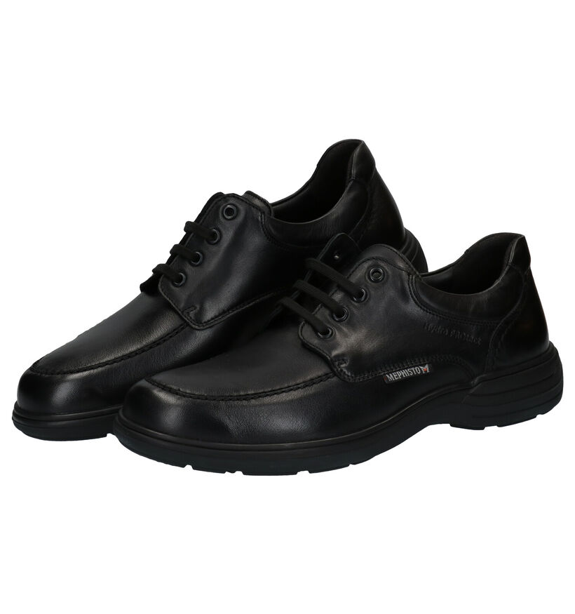 Mephisto Douk Riko Chaussures à lacets en Noir pour hommes (298246) - pour semelles orthopédiques