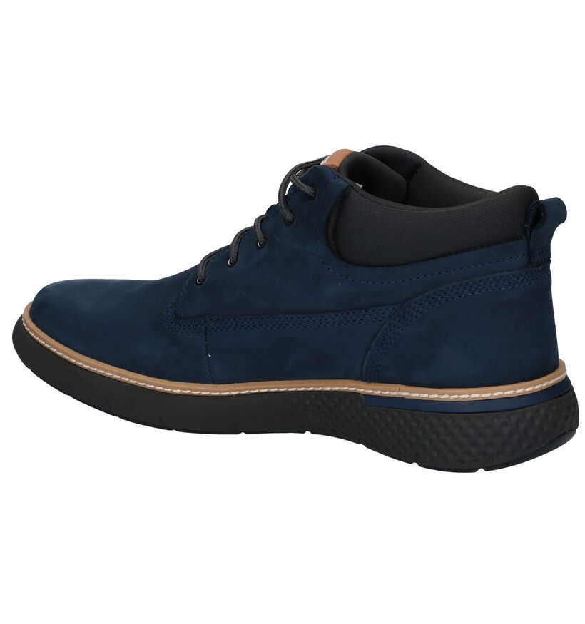 Timberland Cross Mark PT Chukka Bottines en Bleu pour hommes (330917)