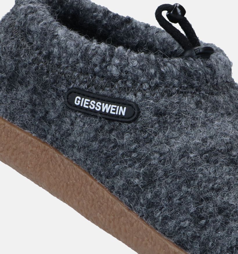 Giesswein Vent Pantoufles pour semelles orthopédiques en Gris pour femmes (333563) - pour semelles orthopédiques