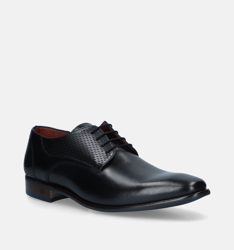 Ambiorix Igor Zwarte Geklede Veterschoenen voor heren (327706)