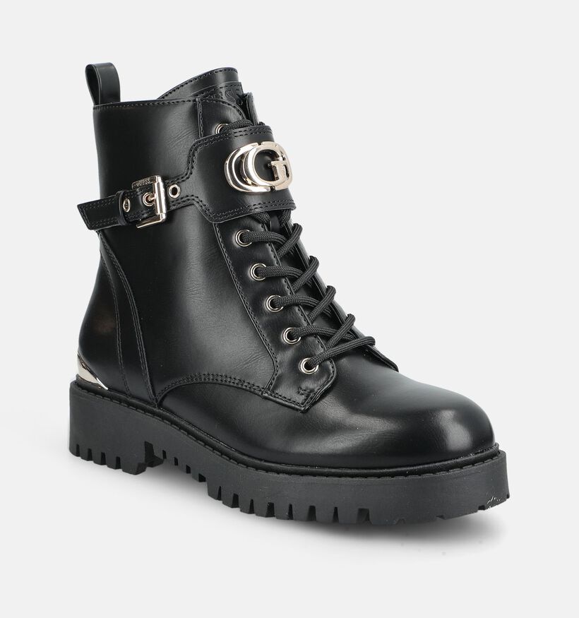 Guess Olanna Zwarte Boots met Veter voor dames (375748)