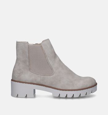 Bottines Chelsea beige
