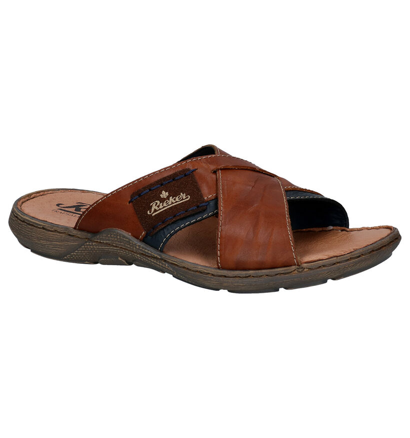 Rieker Bruine Slippers voor heren (354817)
