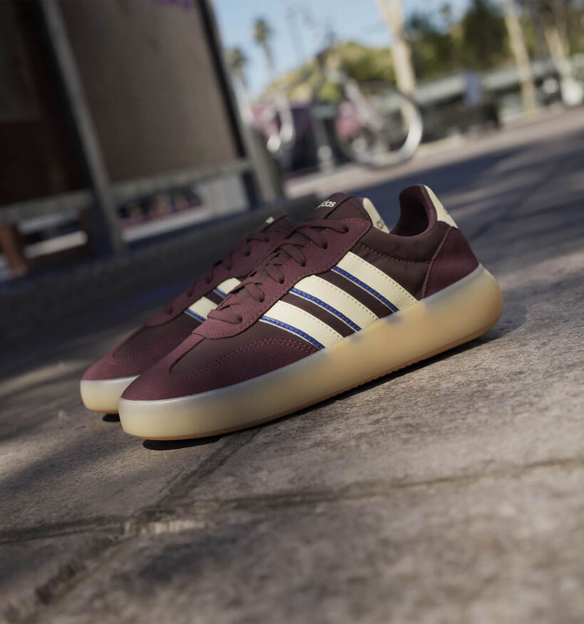 adidas Barreda Baskets sportives en Bordeaux pour femmes (359432) - pour semelles orthopédiques