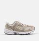 New Balance 530 Baskets en Beige pour filles, gar&ccedil;ons (366194) - pour semelles orthop&eacute;diques