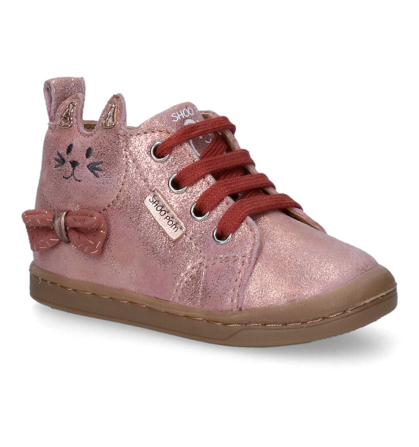 Shoo Pom Kiki Wou Chaussures pour bébé en Roze pour filles (314434)