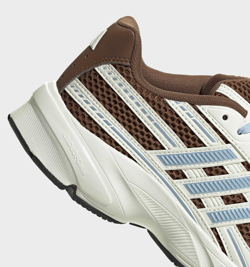 adidas Technochaos 2000 Baskets basses en Marron fonc&eacute;/Ecru pour femmes (380342)