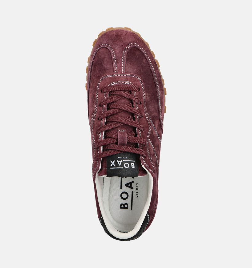 Boax Studio Strike Bordeaux Sneakers voor dames (360910) - geschikt voor steunzolen