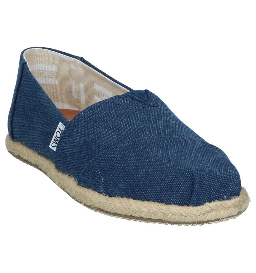 Toms Alpargata  Espadrilles en Gris en textile (269359)