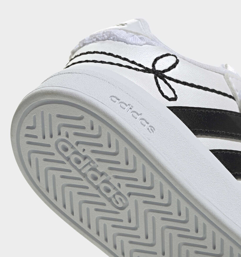 adidas Grand Court 3.0 Witte Sneakers voor meisjes (375411) - geschikt voor steunzolen