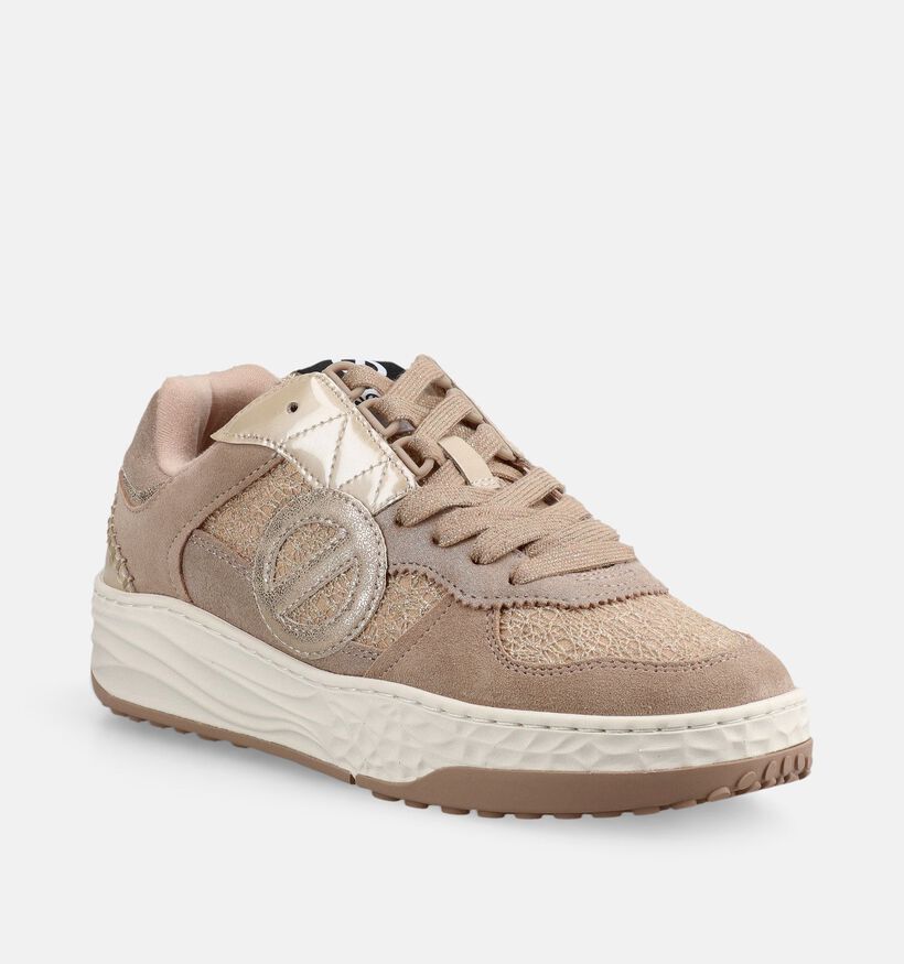 No Name Tyler Court Gouden Sneakers voor dames (380991) - geschikt voor steunzolen