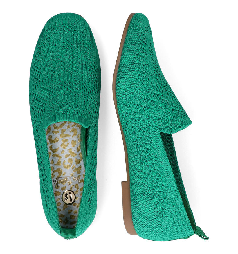 La Strada Blauwe Loafers in stof (319860)