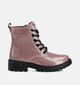 Geox Casey Roze Veterboots voor meisjes (360348) - geschikt voor steunzolen