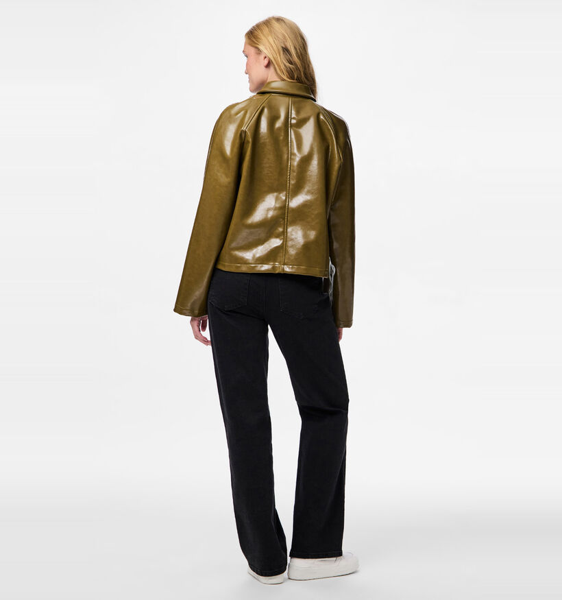 Pieces Merry Kaki jas voor dames (365633)