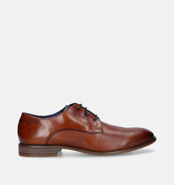 Geklede schoenen cognac