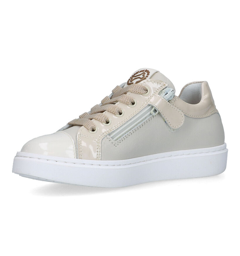 STONES and BONES Dalve Beige Sneakers voor meisjes (325910) - geschikt voor steunzolen