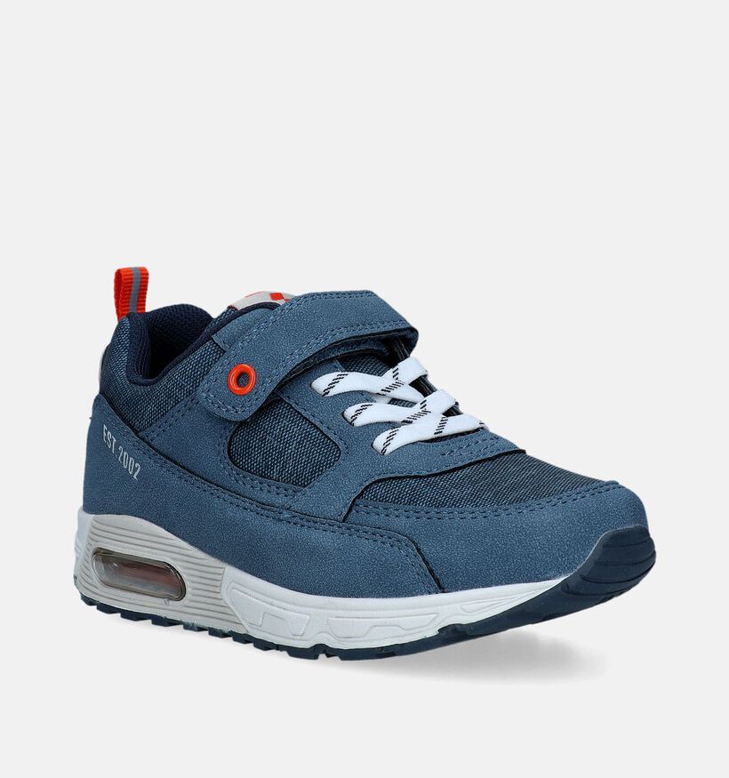 SJ Blauwe Sneakers voor jongens (338576) - geschikt voor steunzolen