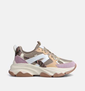 Poelman Baskets Blanc/Rose