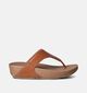 FitFlop Lulu Toepost Cognac Teenslippers voor dames (353818)