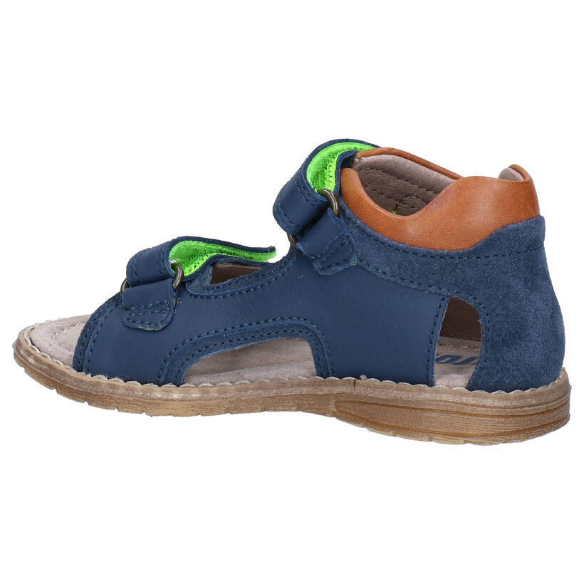 STONES and BONES Divo Sandales en Bleu en cuir (268854)