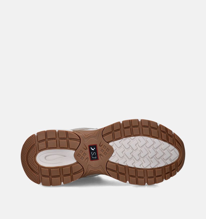 SJ Ibiza Beige Sneakers voor dames (345368) - geschikt voor steunzolen