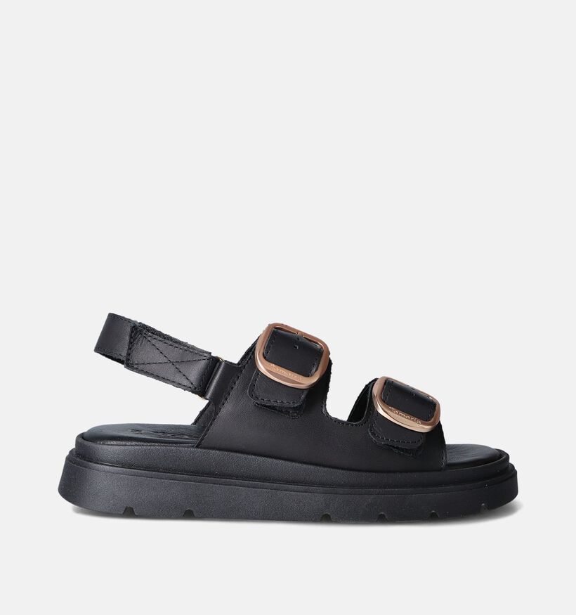 Tamaris Sandales plates en Noir pour femmes (356950)