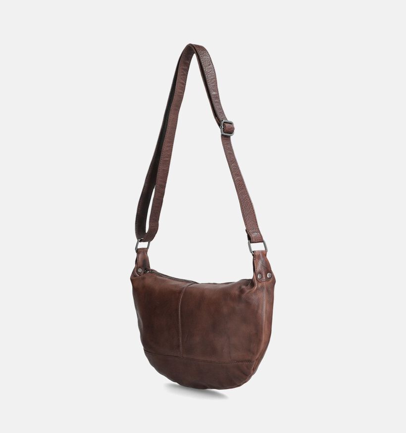 Bear Design Donkerbruine Schoudertas voor dames (382149)