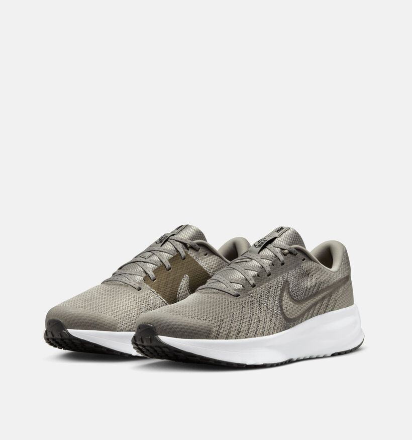 Nike Run Defy Baskets basses en Vert kaki pour hommes (376129)