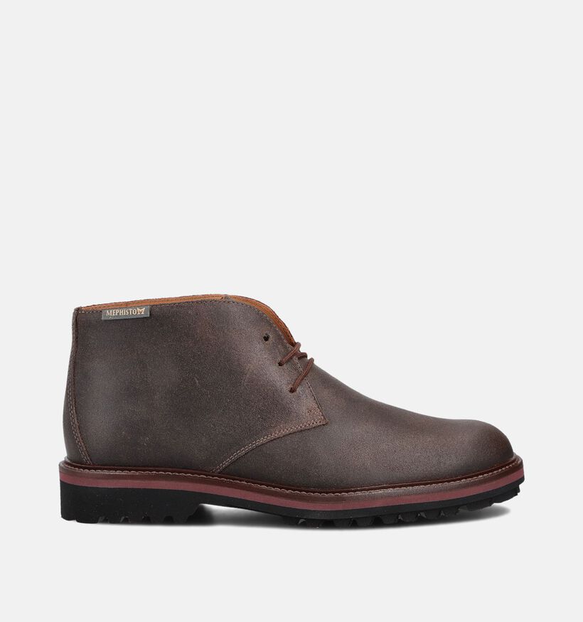 Mephisto Berto Old Velours Desert Boots voor heren (362825) - geschikt voor steunzolen