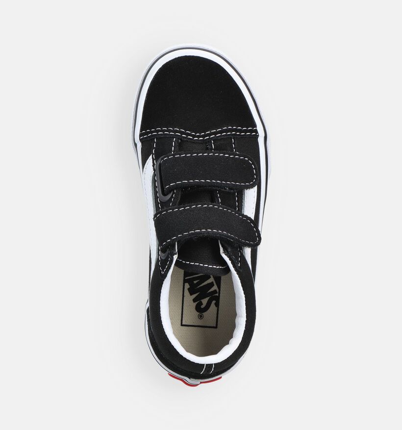 Vans Old Skool Baskets basses en Noir pour filles, gar&ccedil;ons (382707)