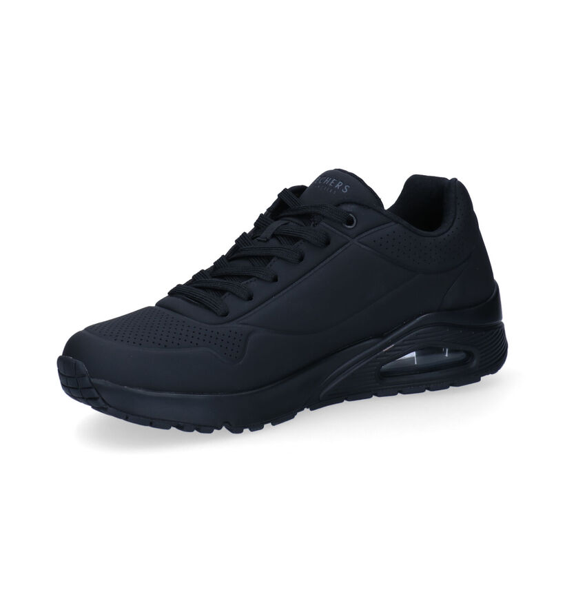 Skechers Uno Stand On Air Zwarte Sneakers voor heren (334159)