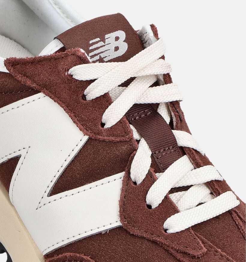 New Balance 327 Donkerbruine Sneakers voor dames (374984) - geschikt voor steunzolen