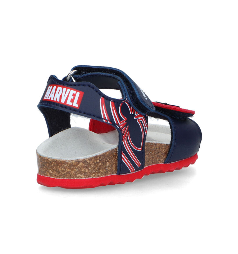 Geox Chalki Marvel Spiderman Blauwe Sandalen in kunstleer (326561)