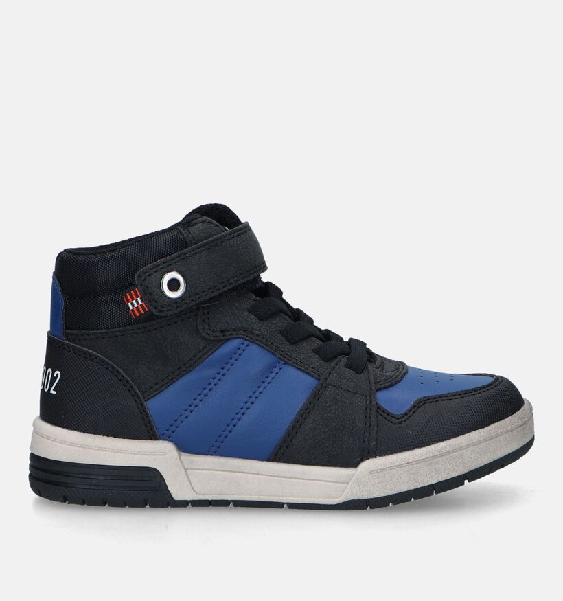 SJ Zwarte Hoge Sneakers voor jongens (329516) - geschikt voor steunzolen