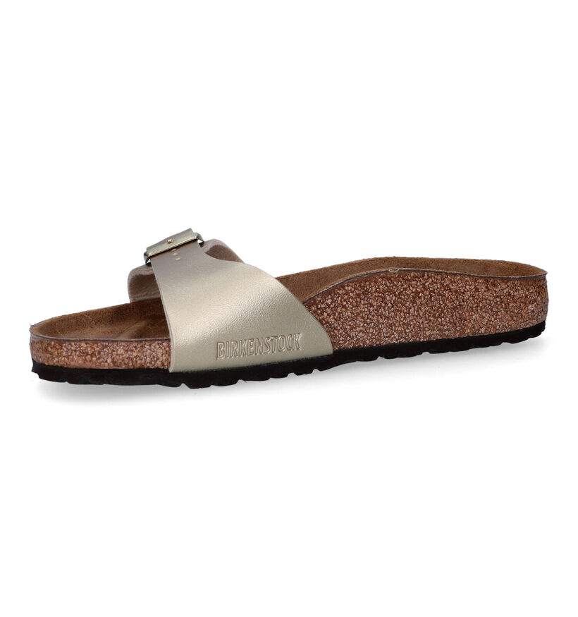 Birkenstock Madrid Birko-Flor Witte Slippers voor dames (338044)