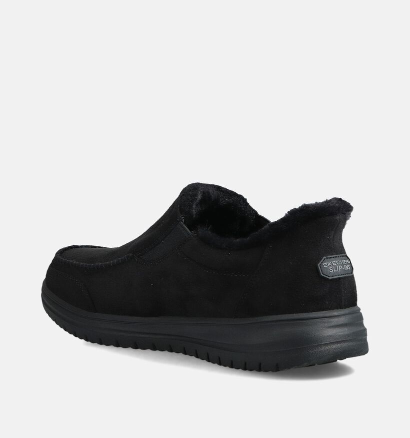 Skechers Murette Scofield Slip-ins Pantoufles ferm&eacute;es en Noir pour hommes (376893)
