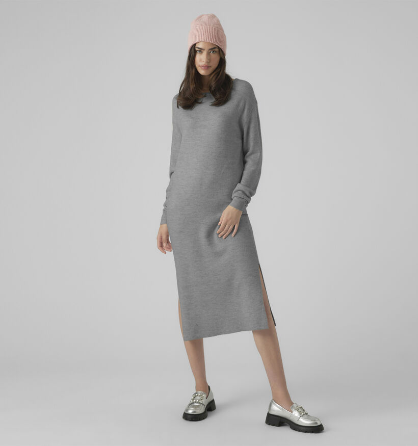 Vero Moda Lefile Grijze Midi jurk voor dames (344043)