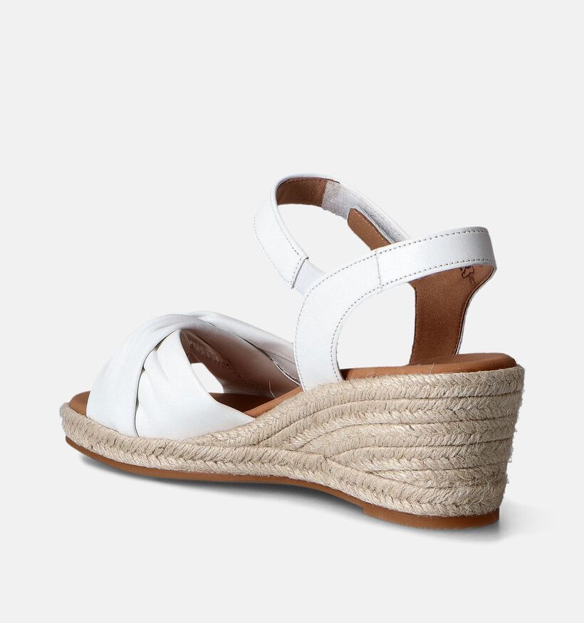 Gabor Witte Sandalen met sleehak voor dames (355021)