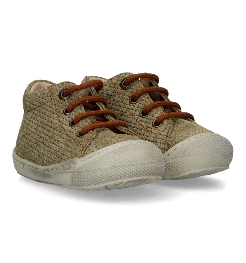 Naturino Cocoon Suede Woven Chaussures pour bébé en Bleu pour filles, garçons (339050)