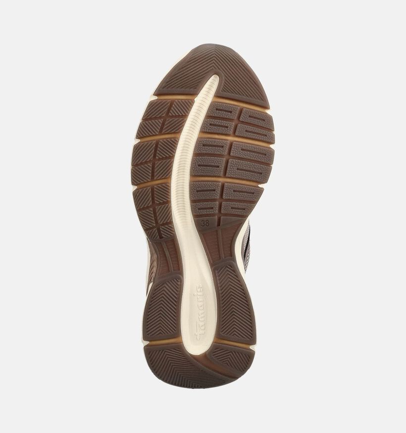 Tamaris Baskets en Brun pour femmes (376698) - pour semelles orthop&eacute;diques