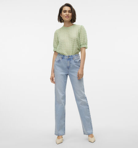 Straight leg jeans blauw L34
