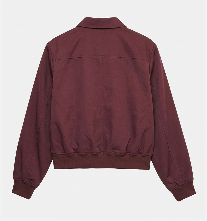 Vero Moda Curve Taylor Manteau court en Bordeaux pour femmes (382262)