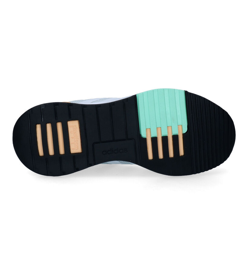 adidas QT Racer 2.0 Baskets en Bleu pour femmes (301998) - pour semelles orthopédiques