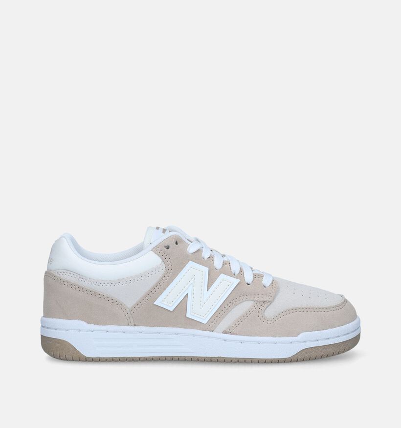 New Balance BB 480 Baskets en Blanc pour femmes (343065) - pour semelles orthopédiques