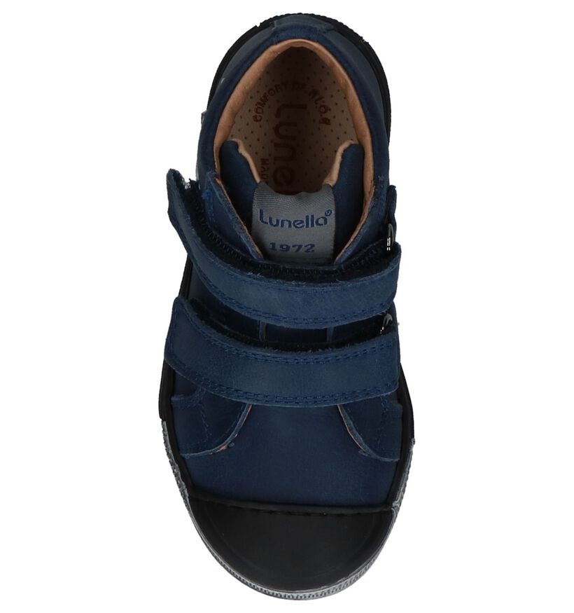 Lunella Chaussures hautes en Bleu foncé en cuir (223023)