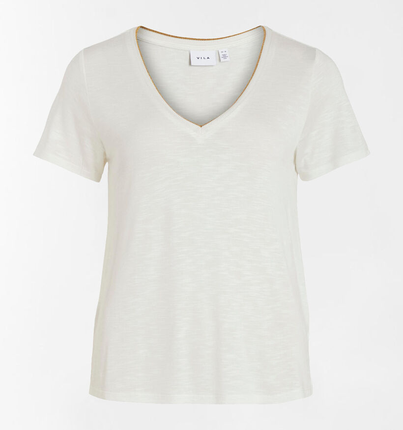 Vila Noel T-shirt en Blanc (318560)